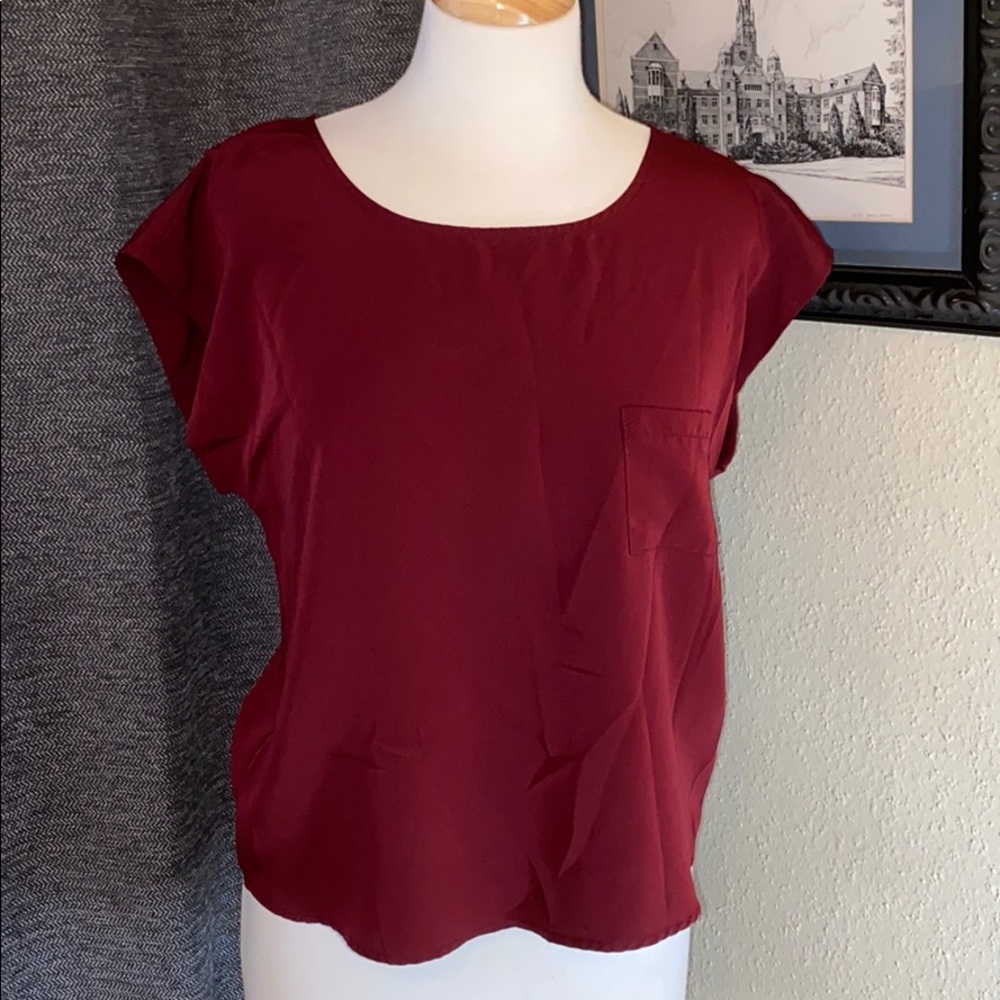 Women’s Red Forever 21 Blouse Small